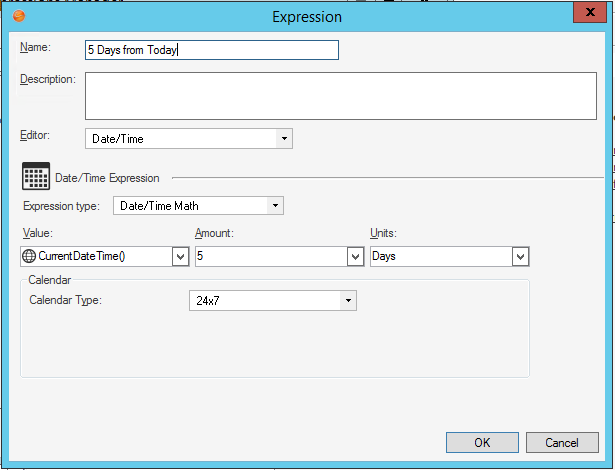 Date/Time Expression Example