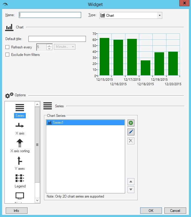 Chart Widget Series Properties