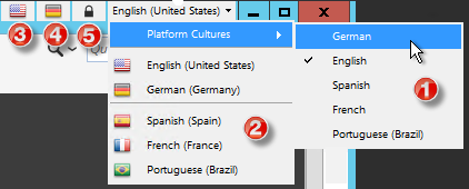 Culture selector in Windows Clients