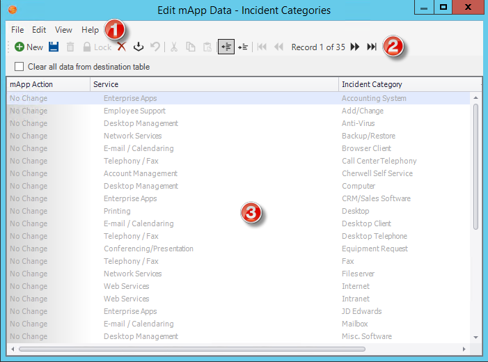 Edit mApp Solution Data