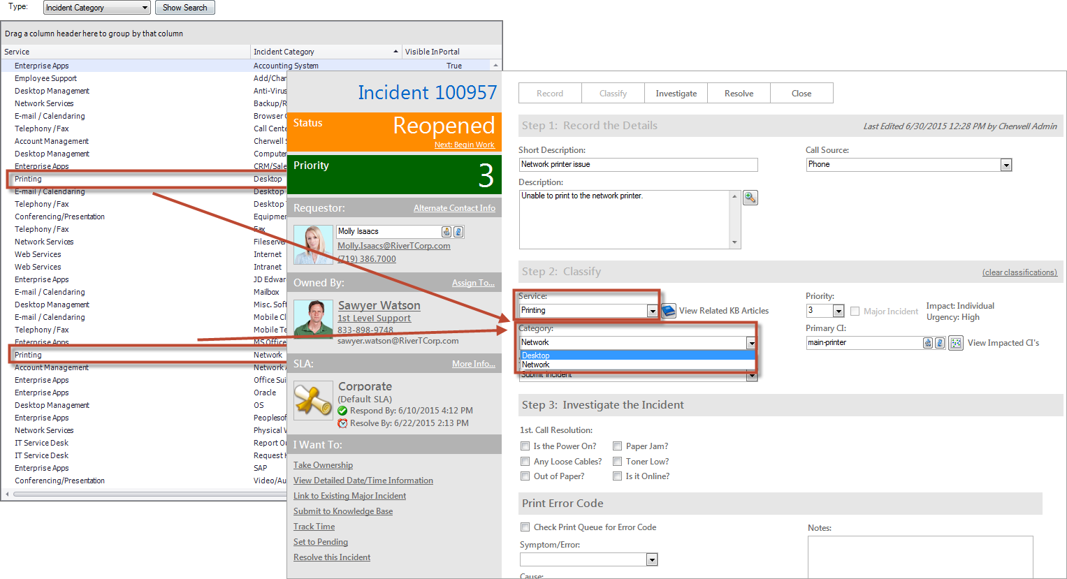 Incident Categories