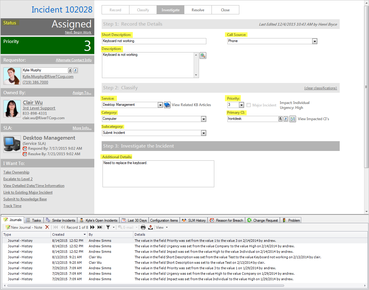 Incident Fields