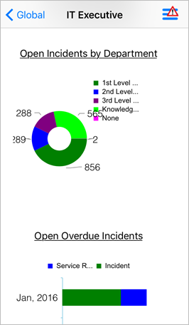 iOS Mobile Dashboard