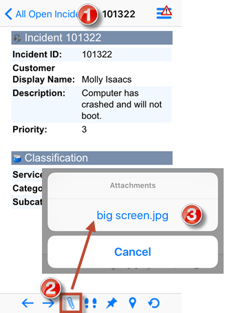 iOS View Attachments