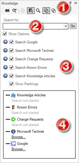 Knowledge Pane with Callouts