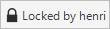 Locked by Another User Button