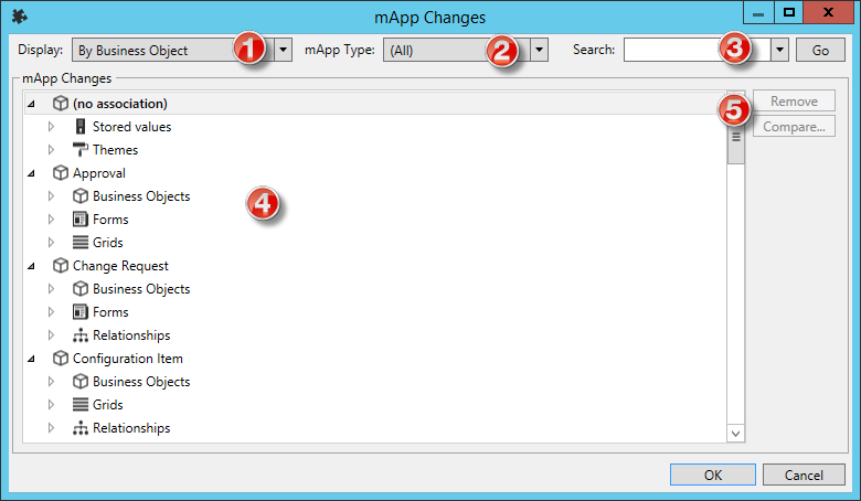 mApp Solution Changes