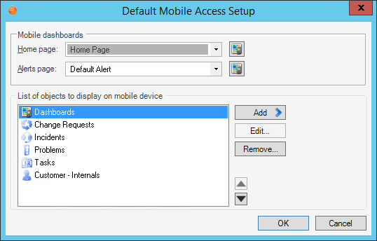 Mobile Access Setup for Role