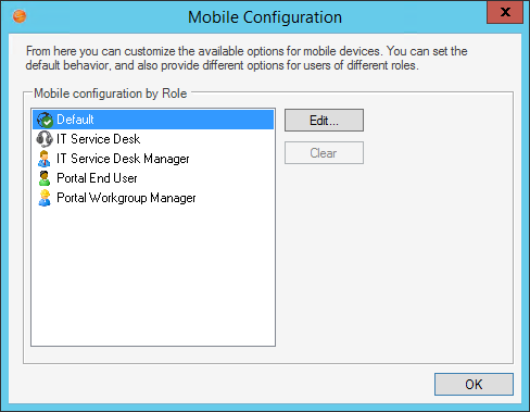 Mobile Configuration