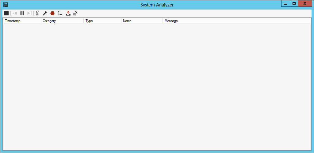 System Analyzer Window