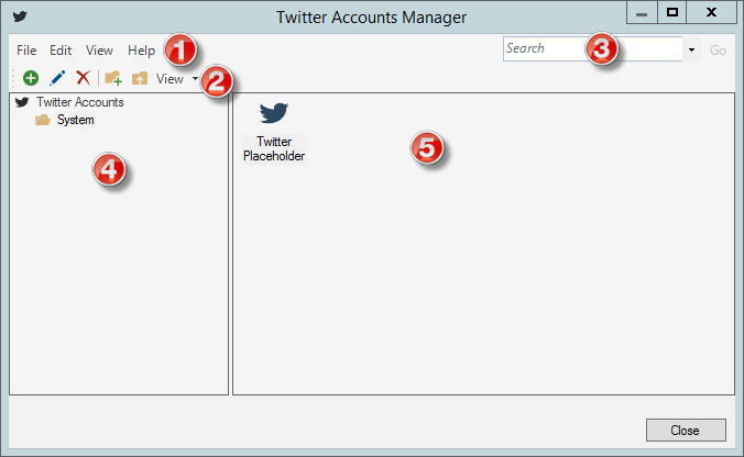 Twitter Account Manager